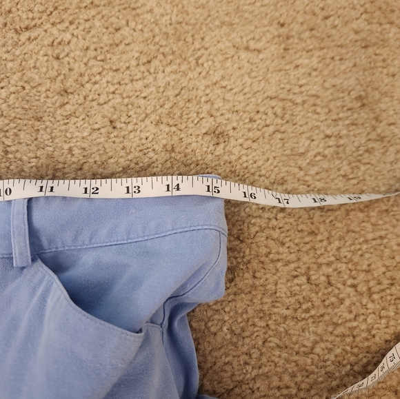 Lilly Pulitzer Light Blue Casual Tapered Pants Size 8 Straight Leg 15" W #D94 - Picture 4 of 7